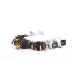 Kit TurboHD 1080p Lite / DVR 4 canales / Audio por Coaxitron / 4 Cámaras Bala de Metal con Micrófono Integrado