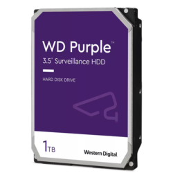 Disco Duro Purple de 1 TB/5400 RPM/Optimizado para Soluciones de Videovigilancia/Uso 24-7/3 Años de Garantia