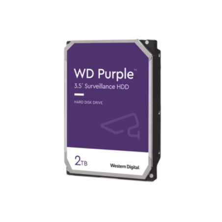 Disco Duro PURPLE de 2TB / 3 AÑOS DE GARANTÍA / Para Videovigilancia