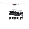 Kit de vigilancia de 4 canales 5 MP con audio y DVR WizSense con reconocimiento facial.
