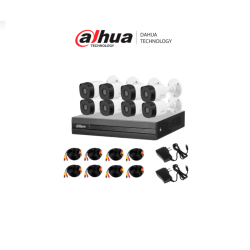 Kit de DVR Cooper-I WizSense Con 8 Camaras 1080p, 4 Canales Busqueda de Humanos y Vehiculos Accesorios Incluidos/